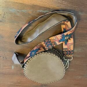 Kiss Me Couture Bohemian Style Crossbody Round Bag